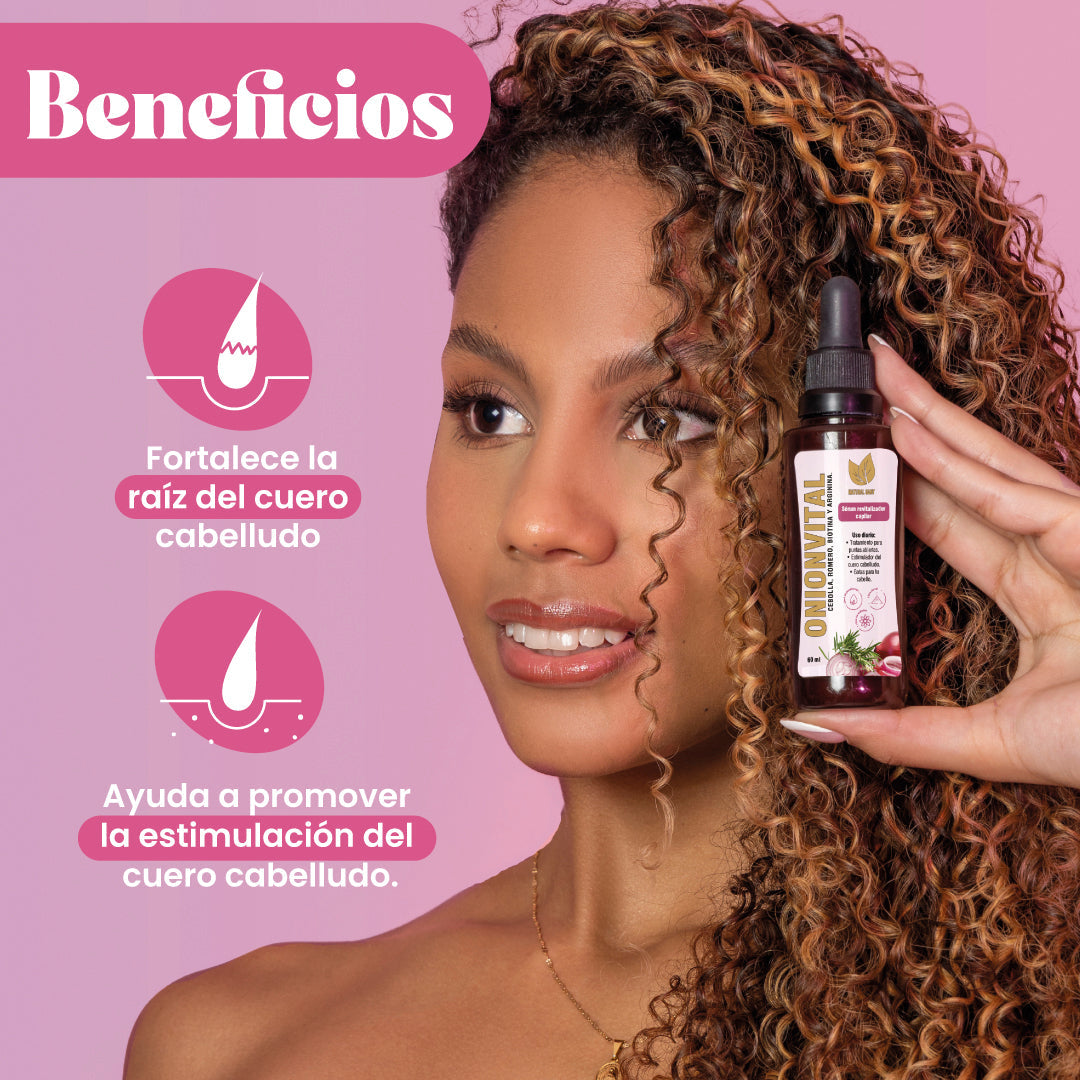 ONIONVITAL Sérum  - gotas para el cabello (60 ml/2.02 FlOz)